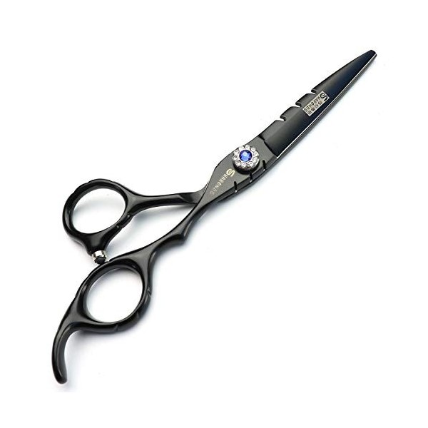 Ciseaux de coiffeur professionnels pour salon de coiffure Noir 15,2 cm