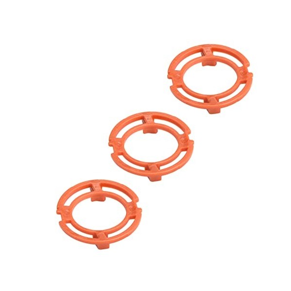 15pcs bagues de retenue de lame orange support de plaque de retenue pour modèles Philips Norelco série 7000 9000 RQ12