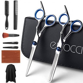 Ciseaux Coiffure Cheveux Professionnel Cisailles Barber sculpteurs Lot kit Famille Coupe de cheveux outil de Barber salon et 