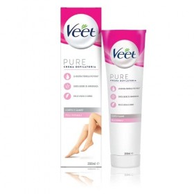 Veet Crème dépilatoire Silk & Fresh Technology Peaux Normales, 2&nbsp;boîtes de 200&nbsp;ml