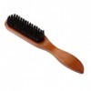 Blaireau de rasage Brosse à cheveux manche en bois coiffure homme barbe beauté outil brosse rasage du visage professionnel po