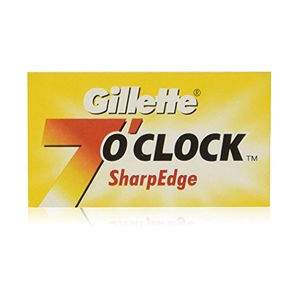 70Clock 100 7 heures Sharpedge Double Platinum supérieure Bord de sécurité haut de gamme Lames de rasoir - 200+ Rase