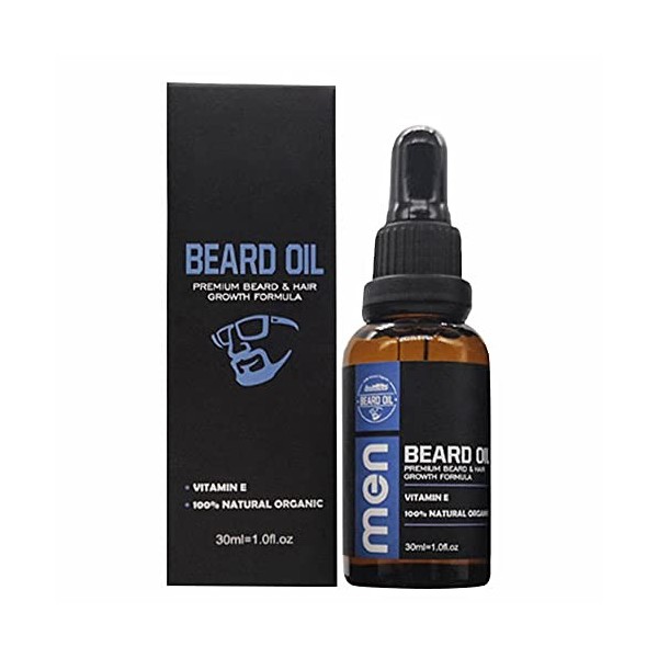 Beard Oil,Beard Growth Oil For Men Beard Growth Serum Stimulate Beard Growth Promote Hair Regrowth Facial Hair Treatment Full