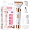 ACWOO Rasoir Électrique Pour Femme, 4 En 1 Rasoir Indolore Rechargeable, Tondeuse Femme Indolore, Rasoir Femme Sans Fil, Épil