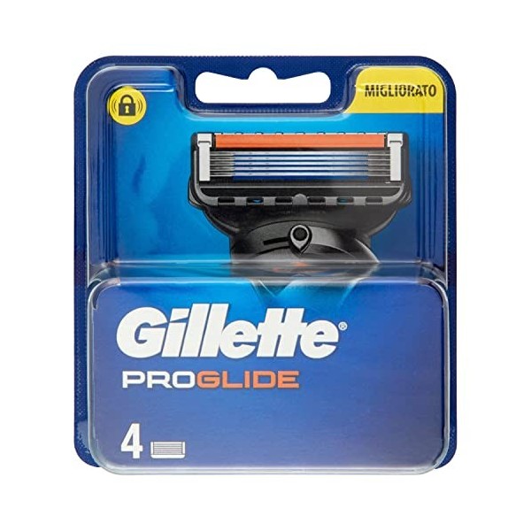 Gilette ProGlide Lames de rasoir pour hommes - 4 lames de recharge