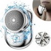 Rasoir électrique Portable Mini-shave éLectrique Portatif Utilisation Humide Et Sèche USB Mini-rasoir Portable Lavable Pour H