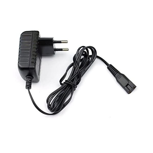 Adaptateur chargeur dalimentation compatible avec tondeuse à barbe Panasonic ER2301, ER2302, ER-GD50, ER-GD51, GD60, GD61, E