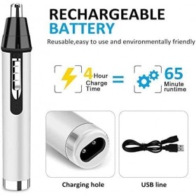 Chrikky® tondeuse cheveux nez et oreilles coupe pelles de nez rasoir pour cheveux corps homme rasoir électrique barbe tondeus