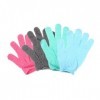 FRCOLOR Lot de 4 paires de gants pour frotter les serviettes de corps boue, serviettes de massage, poêle, casserole, gant de 