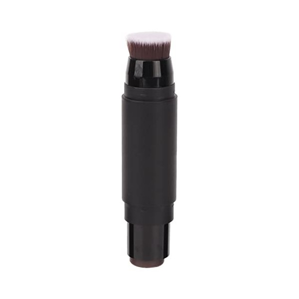 Remplisseur de Crayon à Barbe 2 en 1 pour Hommes, Imperméable et Résistant à la Sueur Marron foncé 