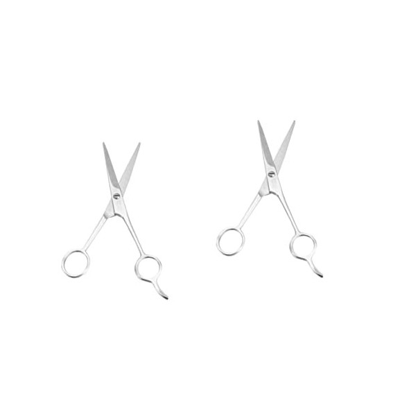 minkissy 2 Pièces Ciseaux De Coupe De Cheveux Ciseaux De Coiffure Ciseaux De Coupe De Cheveux De Coiffeur Ciseaux Droits De C