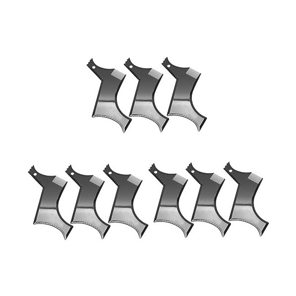 minkissy 6 Pcs Homme Costumes Pour Hommes Costume Dhomme Peigne À Pour Hommes Guide De Hommes Toilettage Règle Outil De Conc