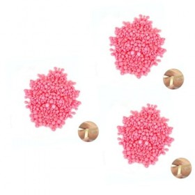 minkissy 3 Pièces Perle De Cire Épilation Haricots De Cire Dure Perle Dépilatoire Crème Dépilatoire