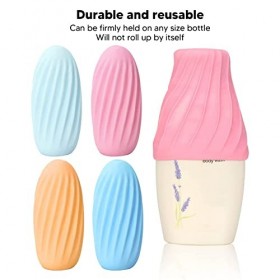 Manchons Anti-fuite 4 Pièces Avec étanchéité Stable Pour Articles De Toilette De Voyage, Manchons élastiques Réutilisables Da