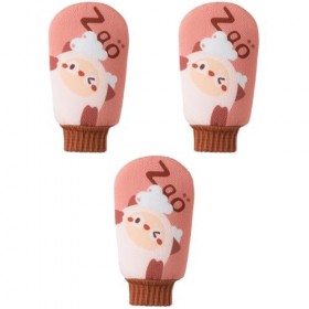 FOMIYES 3 Pièces Gants De Fleur De Bain Mitaine De Bain Gants De Gant De Douche Gants Exfoliants pour La Peau Gants De Bain E