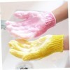 FRCOLOR Lot de 20 gants exfoliants pour le corps Gants exfoliants pour le bain de douche Gants de bain en polyester Accessoir
