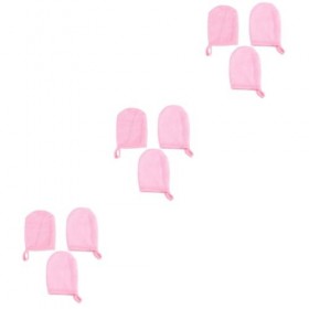 Beaupretty 9 Pièces De Gants De Gommage Pour Le Corps Nettoyant Pour Le Corps Tampon De Nettoyage Pour Le Visage Gants De Net