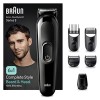 Braun Tondeuse Tout-En-Un Series 3 MGK3410, 6-En-1, Kit Pour Barbe, Cheveux & Et Autres Zones