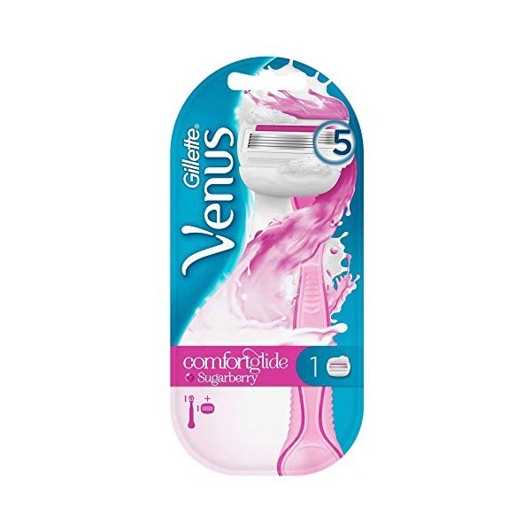 Gillette Venus comfortg Lide Sugarberry Madame Rasoir, 1 pièce