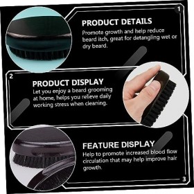 FOMIYES 2 Pièces Brosse À Barbe Brosse De Nettoyage Du Visage Blaireaux Pour Hommes Accessoires Pour Hommes Accessoire De Soi
