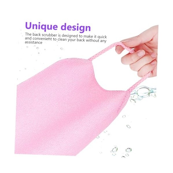 Mobestech 4 Pièces Serviette De Bain Serviette De Épurateur De Exfoliant Pour Le Corps Gant De Toilette Exfoliant Serviette D