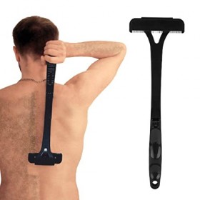 ZJchao Épilation du Dos et Rasoir pour Le Corps Bricolage , Poignée Ergonomique, Lame Arrière Extra Longue Poignée Manuelle 
