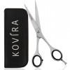 Kovira Ciseaux de Coiffure Professionnel - Ciseaux de Coiffeur Longueur Totale 16,5 cm - Ciseaux Cheveux Parfaitement Affûtés