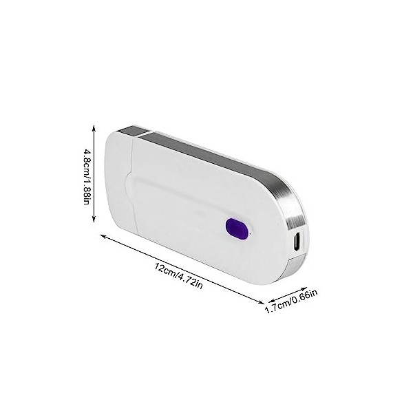 Epilateur Electrique Femme, Mini USB Rechargeable Épilateur Électrique, Epilateur Electrique Femme Sans Fil Épilateurs Et Acc
