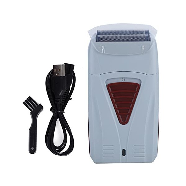 Rasoir électrique pour Hommes, Tondeuse à Cheveux électrique à Double Tête, Rasoir Alternatif Rechargeable, Rasage Rapide, Co