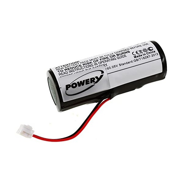 POWERY Batterie Rechargeable pour Tondeuse à Cheveux Wella Xpert HS75, 3,7V, Li-ION [ Batterie pour appareils électroménagers