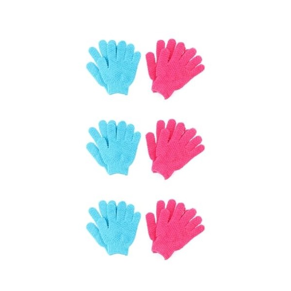 minkissy 12 Pcs Gants De Gommage De Bain Serviette Exfoliante De Douche Gant Exfoliant Pour Le Bain Corporel Gant Exfoliant G