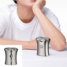 Rasoir de poche pour homme rechargeable par USB, portable, sans fil, rasoir pour le visage, la barbe, rasoir électrique, raso