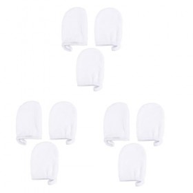 FRCOLOR Lot De 9 Gants De Spa En Microfibre Démaquillants Pour Le Visage Gants De Gommage Pour Le Corps Houppette De Maquilla