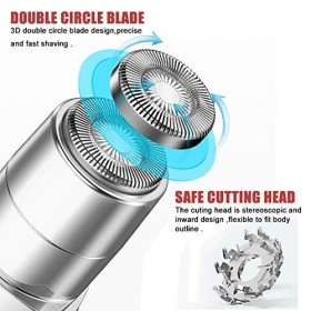 Rasoir Electrique pour Femme Rechargeable Flawless Epilateur, Portable Facial Hair Remover pour Bras, Aisselles, Ligne du Mai