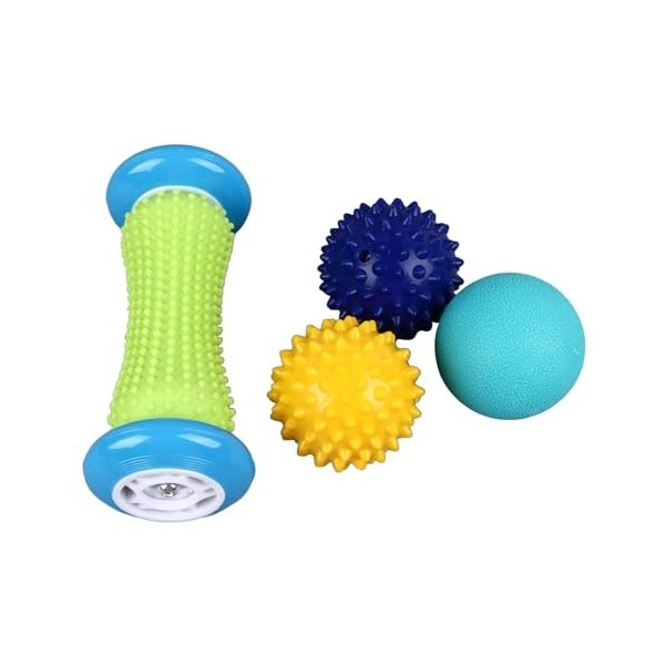 Ensemble de Boules de Massage à Rouleaux pour Fasciite Plantaire, Balles de Massage à Rouleaux pour Pieds pour la Relaxation 