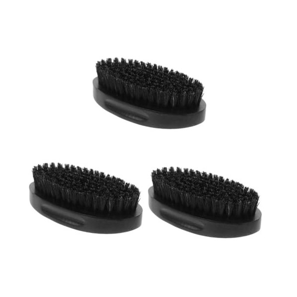 FOMIYES 3 Pièces Brosse De Coiffure Brosse À Barbe Pour Brosse À Barbe Chauffante Brosse En Poils De Sanglier Blaireaux Pour 