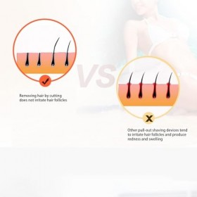 Camidy Bikini Trimmer and Shaver for Women 2 in 1 Women Electric Shaver Set Cordless Portable Rechargeable Electric Razor for