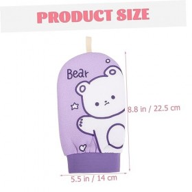 FOMIYES 6 Pièces Gants De Serviette De Bain Gant De Bain Gant Exfoliant Exfoliant Pour Le Douche Épurateur Pour Le Outils De 