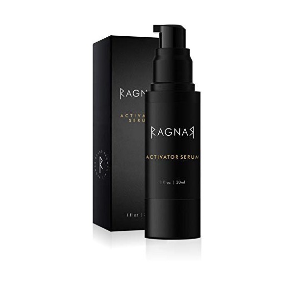 Ragnar Sérum activateur pour la croissance de la barbe pour les hommes - Favorise la croissance de la barbe - Combler les tro