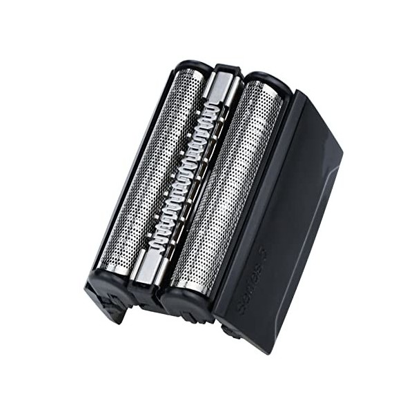 Ancable Tête de rechange pour Braun Série 5 Noir Compatible avec Braun 5020S, 5030S, 5040S, 5140S, 5147S, 5050CC, 5070CC, 509