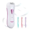 SHIKING Epilateur, Epilateur Electrique Femme avec Lumière LED, Epilateur Visage Femme Rechargeable, Epilateur Visage Appropr