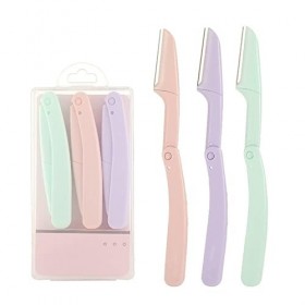 NFEGSIYA Rasoirs à Sourcils 3 Pcs Taille à Sourcils Pliant Emile Razor Rasoir Blade Blade Eye Shaper Shaper Face Razor Razor 