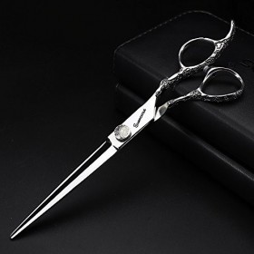 Ciseaux de coiffure de 17,8 cm en acier inoxydable de dureté 440 C.