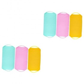 GLEAVI 6 Pièces Serviette De Bain Bande Rétractable Serviette De Bain Serviette De Douche Épurateur De Lavage De Bain Chiffon