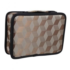 FRCOLOR 1Pc Barber Kit Ciseaux Sac Ciseaux Brosse Cas Organisateur De Toilette Trousse À Outils En Cuir Coiffeur Ciseaux Tran