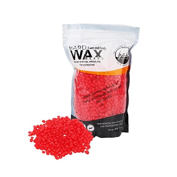 Perles De Cire Pour Lépilation, 500g, Particules De Cire Dure Rose, Perles De Cire, Haricots Unisexe, Outil Dépilation Pour