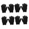 BAFAFA 4 paires de gants de gommage for le dos serviettes de massage douche moufles éponge loufah gants de douche exfoliants 
