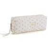 Fiorky Pochette de Rangement de Maquillage pour Femme avec Fermeture éclair, Sac de Rangement en Coton imprimé Floral, capaci