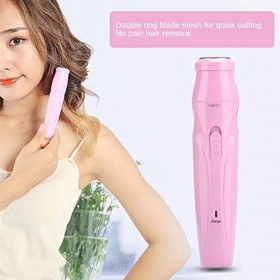 Rasoir électrique pour femme, mini tondeuse de bikini étanche pour femmes, avec tête de coupe en acier inoxydable, pour les b