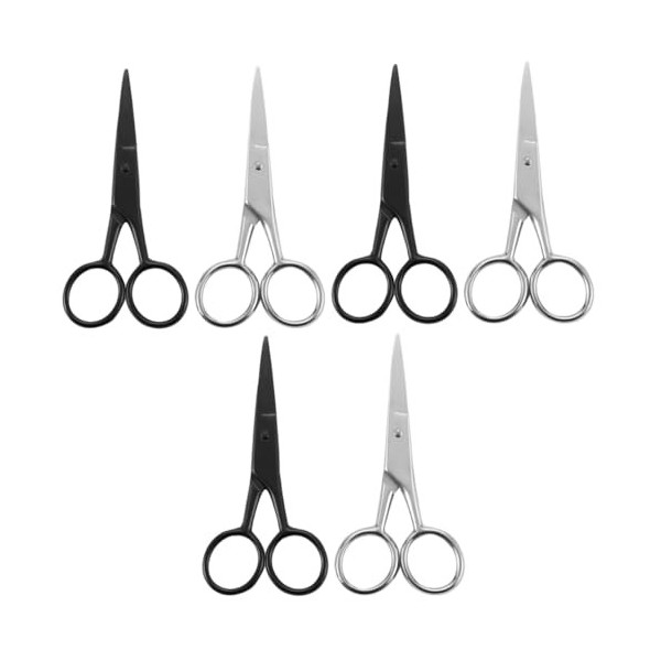 POPETPOP 6 Pièces Coupe-Cheveux Tondeuse À Cheveux Manuelle Rasage Rasoir De Sécurité Ciseaux De Mise En Forme Des Sourcils T